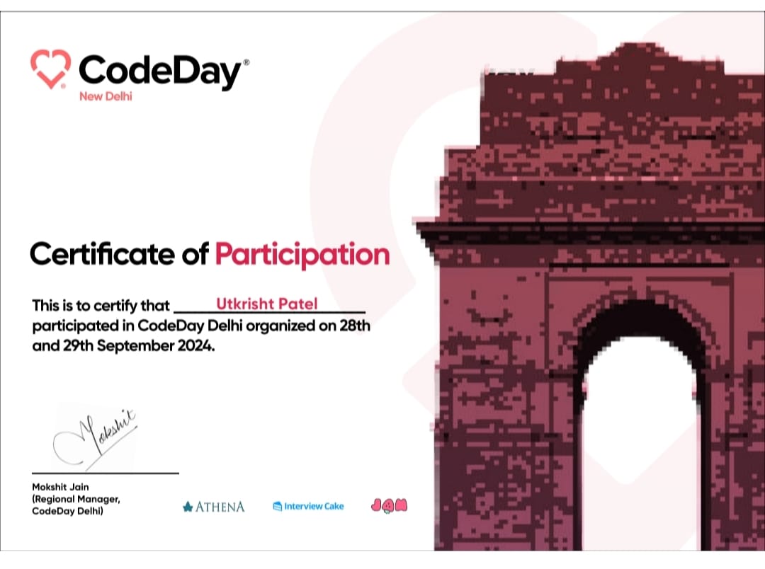 Certificate Preview